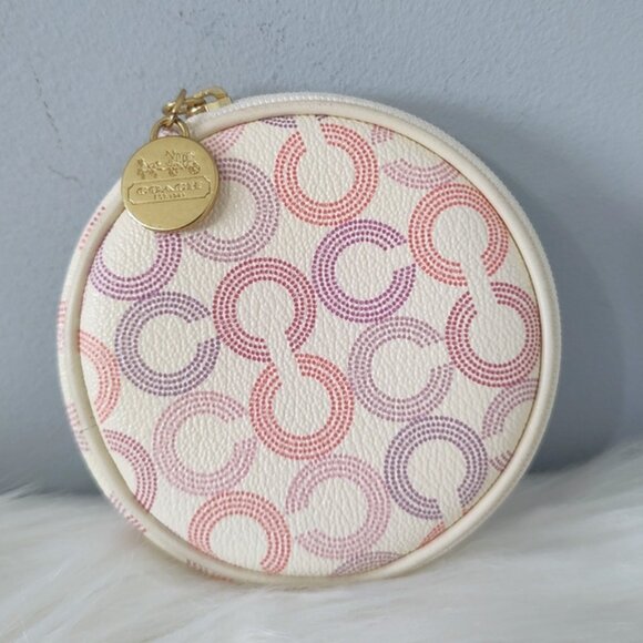 Coach Waverly Op Art coin purse EUC - Picture 1 of 4